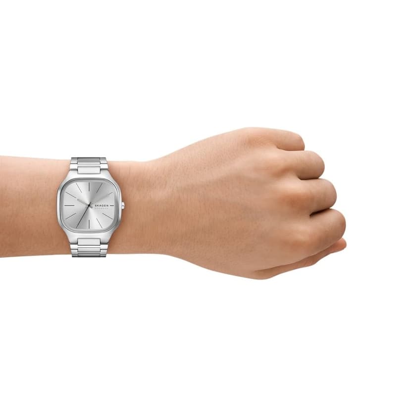 SKAGEN Mellem Watch for Men, Quartz Three Hand Movement with Stainless Steel Strap - 2