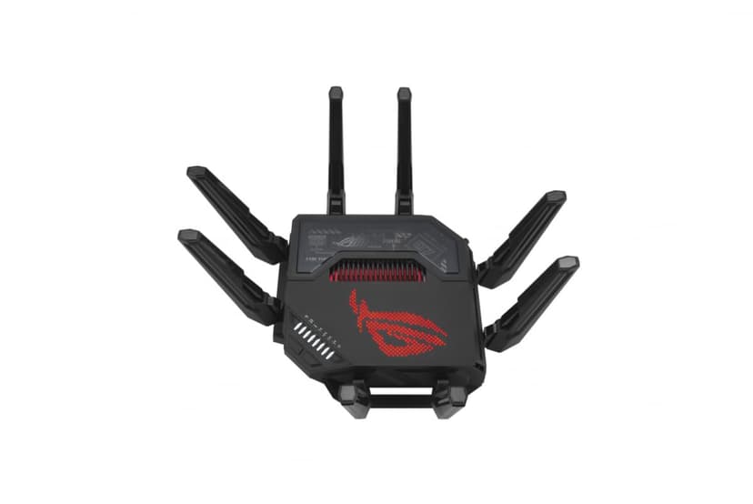 ASUS ROG Rapture GT-BE98 Quad-band WiFi 7 AiMesh Extendable Gaming Router, 25Gbps, 320MHz, 4K-QAM, Dual 10G Ports, Quad 2.5G Ports, Subscription-free Network Security, VPNs, 4G LTE/5G Mobile Tethering - 5