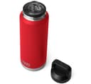 YETI Rambler Bottle Chug, Vaccum Insulated Stainless Steel Bottle with Leakproof Chug Cap, Rescue Red, 46 oz (1.3 L) - 1