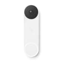 Google Nest Doorbell Battery Operated Doorbell with Video Function, Black/White, 1 Piece (Pack of 1), 960p - 1