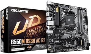 GIGABYTE B550M DS3H AC R2 Carte mère - Processeurs AMD Ry…