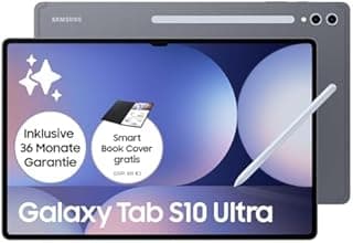 Samsung Galaxy Tab S10 Ultra AI Tablette Android, 12 Go de RAM, 1 to de mémoire, écran AMOLED, revêtement antireflet, y Compris S Pen, WiFi, Moonstone Gray, 36 Mois de Garantie du Fabricant