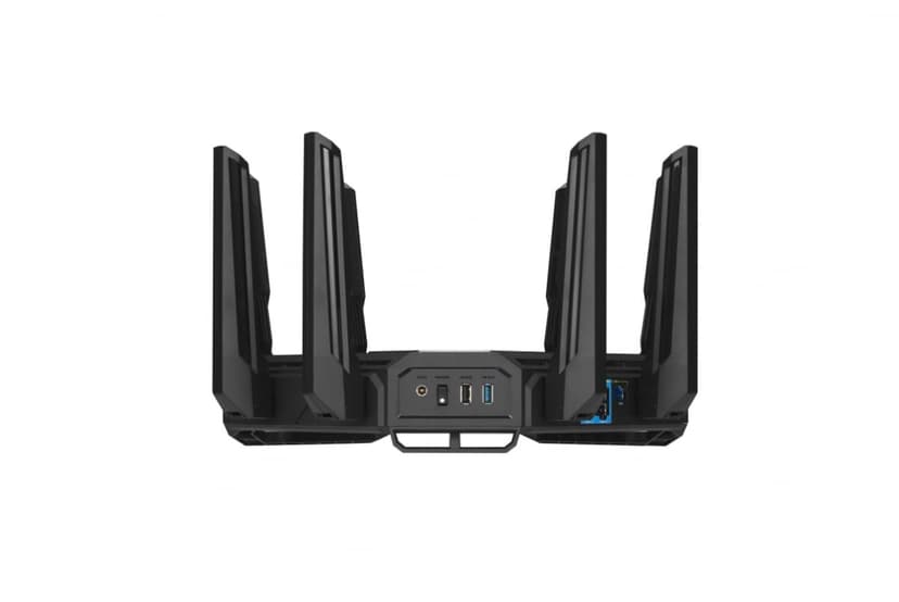 ASUS ROG Rapture GT-BE98 Quad-band WiFi 7 AiMesh Extendable Gaming Router, 25Gbps, 320MHz, 4K-QAM, Dual 10G Ports, Quad 2.5G Ports, Subscription-free Network Security, VPNs, 4G LTE/5G Mobile Tethering - 8