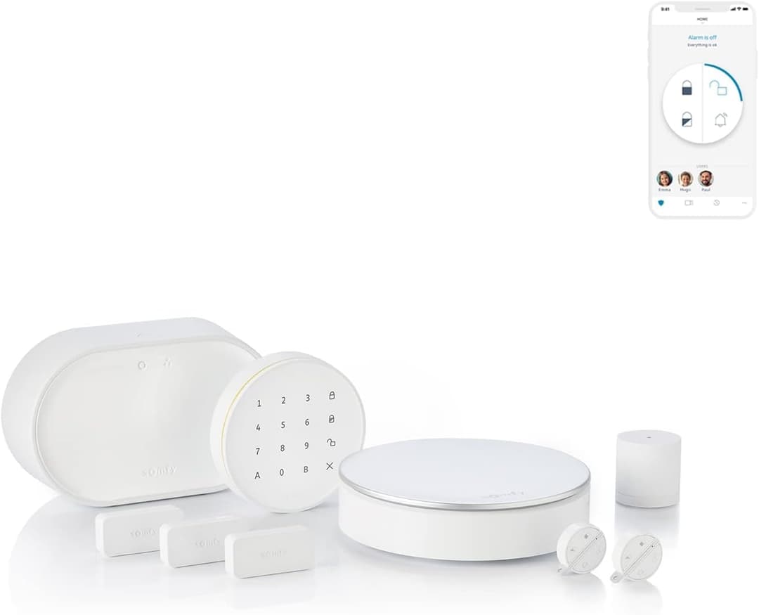 Somfy 1875259 - Home Alarm Advanced | Connected alarm system | Somfy Protect | Compatible with Amazon Alexa, Google Assistant and TaHoma