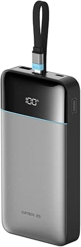 CUKTECH 25000mAh 100W Batterie Externe avec Câbles USB-C …