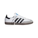 adidas Samba Og, Men's Gymnastics Shoes, White (Ftwr White/Core Black/Clear Granite Ftwr White/Core Black/Clear Granite), 8 UK (42 EU) - 3