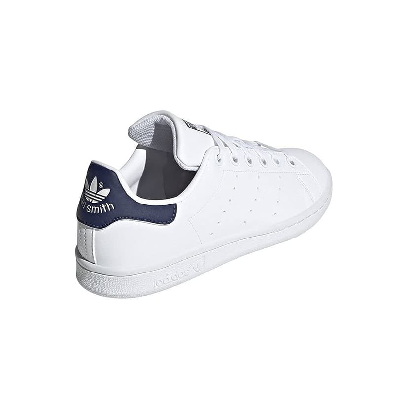 adidas Stan Smith Chaussures Unisexes pour Adulte, Blanc, Bleu foncé (FTWR White FTWR White Dark Blue), 39 1/3 EU - 5
