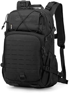 Mardingtop 25L Sac à dos tactique de randonnée en plein air Sac de randonnée à compartiments multiples pour voyage et trekking