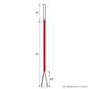 iOVEO 036HS03202 - PT500 - Temperatur probe, cable sensor, temperature sensor, solar sensor with silicone cable up to 200 °C, 3 meters - 2