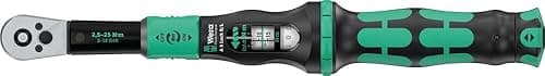 Wera Click-Torque Lock A 5 R/L Torque Wrench, 1/4" x 2.5-25 Nm - 05075693001