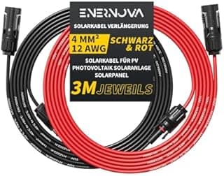 Câble Solaire 4mm²/6mm², Cable Panneau Solaire 1/2/3/5/8/…