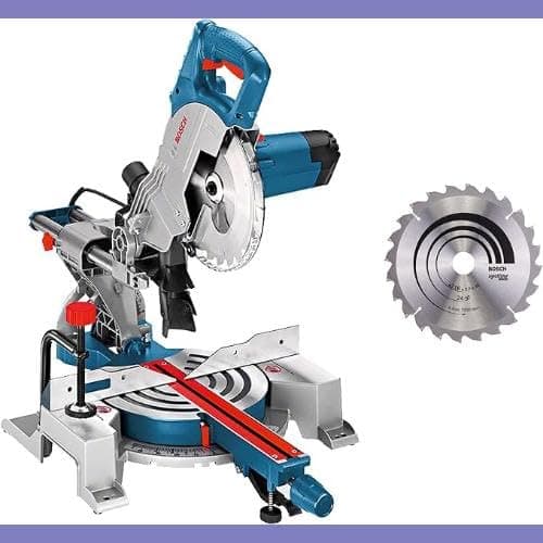 Bosch Professional scie à onglets radiale GCM 80 SJ (1 400 W, Ø de lame : 216 mm, avec 2 lames de scie circulaire, clé six pans mâle) - 4