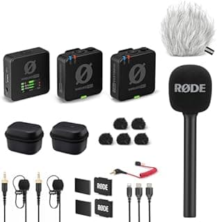 Rode Wireless Pro Microphone Set with Interview GO Hand A…