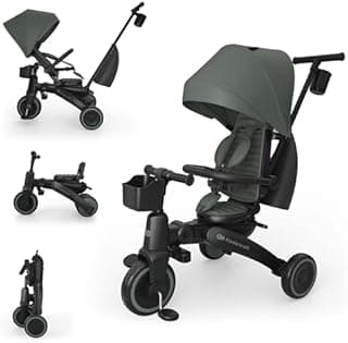 Kinderkraft JAZZ 3 Tricycle Bike, 360° Rotating Seat, Rec…