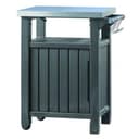 Keter Barbecue Side Table with Single Door, Graphite, 54 x 70 x 90 cm, 6130 - 3