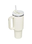 STANLEY 1913 Quencher H2.0 Flowstate Tumbler 1.2L – Cold for 11 Hours – Iced for 48 Hours – Metal Water Bottle with Straw, Handle and Lid – Dishwasher Safe – Travel Mug for Cold Drinks – Cream - 4
