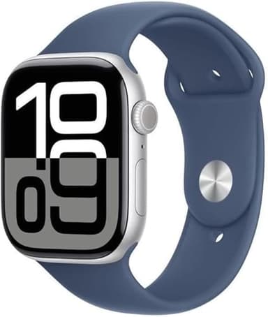 Apple Watch Series 10 (46mm GPS) Smartwatch with Silver A…