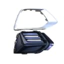 Fog Light Cover Car Front Left Right Bumper Fog Light Grille Cover Cap Car-styling For A-udi Q3 2013 2014 2015 2016 2017 2018 2019 2020 2021 Front Bumper Grille(2013-2015,Right) - 8