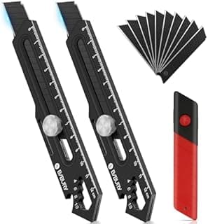 BIBURY Lot de 2 cutters professionnels en acier inoxydabl…