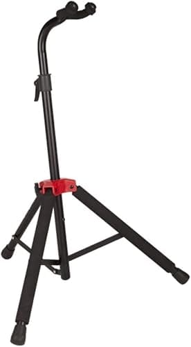 Fender Deluxe Hanging Guitar Stand, Ideal for Rounded and Angular Instrument Shapes, Easily Folds for Convenient Transport