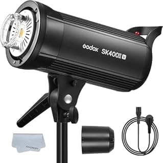 Godox SK400II-V 400Ws Photo Studio Strobe Light 5600±200K…