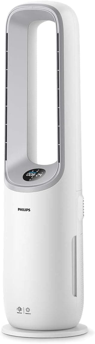 Philips Purificateur d'air Série 7000 - Purificateur & Ventilateur 2en1, jusqu'à 70 m², Élimine 99,97% des Allergènes et Polluants, Filtre HEPA, Capteurs Intelligents, Appli Air+, Blanc (AMF765/10) - 4