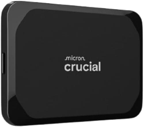 Crucial X9 1To Disque SSD Externe Portable, Jusqu’à 1050M…