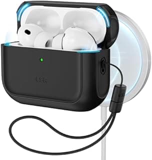 ESR for AirPods Pro 3 Case, Compatible with AirPods Pro Case 3rd Generation (2025), Compatible with MagSafe, Full Drop Protection Cover with Lanyard, Black