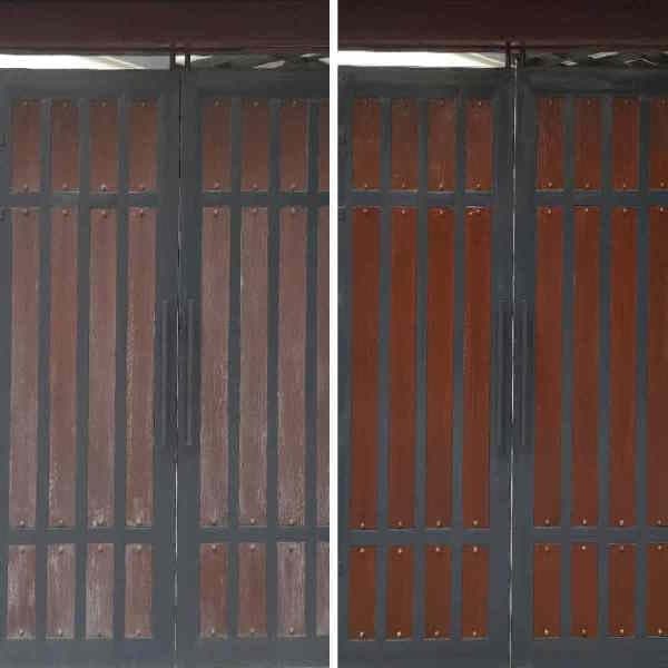 Guard Industrie Renovator Cleaner - Colour Reviving Paint, Plastic, Metal - Stain Resistant 5 Years - 250 ml Treats 10 Doors and 2 Windows - 6