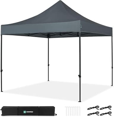 VONROC Tente Easy-Up - 3x3 m – Pliante - Design Modulaire…