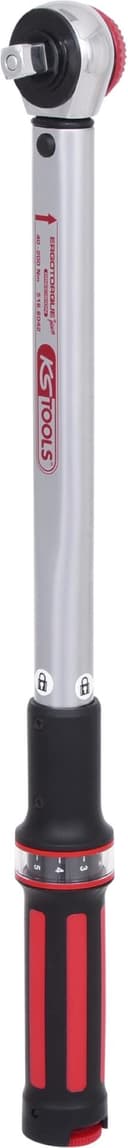 KS Tools 516.6042 1/2 "ERGOTORQUE®precision torque wrench 40-200 Nm with Quick-Lock knob ratchet head - 3