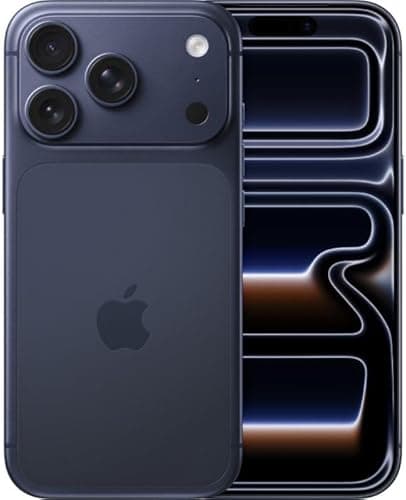 Apple iPhone 17 Pro 256GB: 6.3-inch display with ProMotion up to 120Hz, A19 Pro chip, Prodigious battery life, Pro Fusion camera system with Center Stage front camera; Intense blue