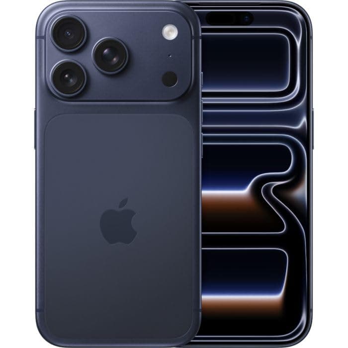 Apple iPhone 17 Pro 256GB: 6.3-inch display with ProMotion up to 120Hz, A19 Pro chip, Prodigious battery life, Pro Fusion camera system with Center Stage front camera; Intense blue