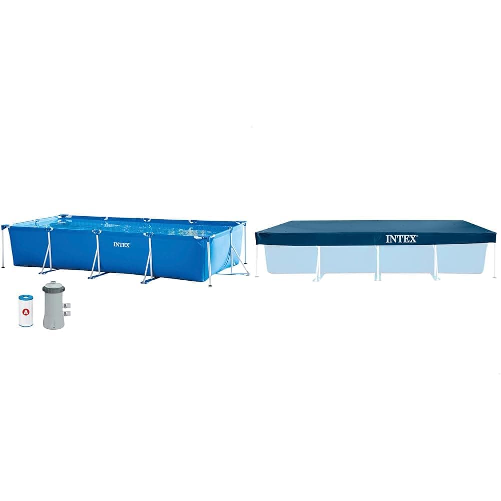 Intex 28274 Piscina Rettangolare 450 x 220 x 84 cm & 2803…