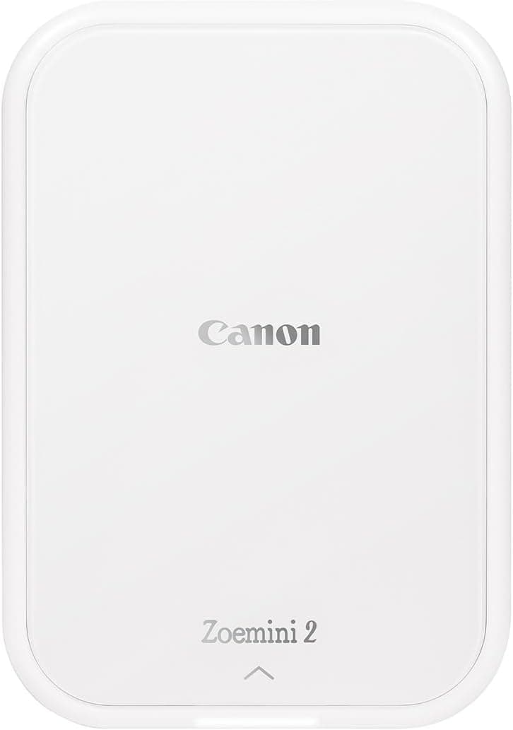 Canon Zoemini 2 Kit per Stampa Fotografie: Scatta e Crea Ovunque - Stampante Fotografica Portatile Compatta - Bluetooth 5.0 - Ricarica Rapida via USB-C, Bianco Perla