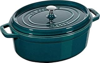 STAUB Cast Iron Roaster/Cocotte, Oval, 37 cm, 8 L, La Mer