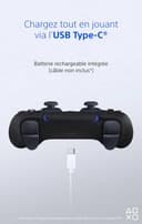 Sony, Manette PlayStation 5 Officielle DualSense, Sans Fil, avec Retour Haptique & Gâchettes Adaptatives, Micro Intégré, Batterie Rechargeable, Compatible PS5/PC, Couleur : Midnight Black - 6