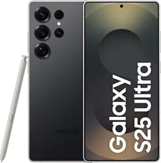 Samsung Galaxy ​S25 Ultra 5G (2025) ​1TB ​Storage​ + 12GB RAM SM-S938B ​Qualcomm Snapdragon 8 Elite SIM Free Factory Unlocked​ Android 15 Smartphone (Titanium Black)