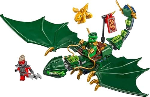 LEGO NINJAGO Lloyd’s Green Forest Dragon Figure - Building Toy with 2 Minifigures for Imaginative Play, Ninja Gift Idea for 6 Plus Year Old Boys, Girls & Dragons Rising Fans 71829 - 10