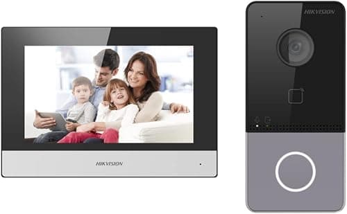 Kit videointercom IP Hikvision DS-KIS603-P(C) Flash 32 MB,memorie RAM 256MB,Indoor station: Supports live view of up to 16 IP ca