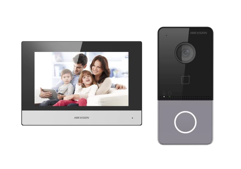 Hikvision DS-KIS603-P(O-STD) Video Intercom Complete Set - 1
