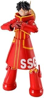 TAMASHII NATIONS S.H. Figuarts One Piece Monkey D. Luffy - Miraishima Egg Head - Approx. 5.9 inches (150 mm), PVC & ABS Pre-Painted Action Figure - 1