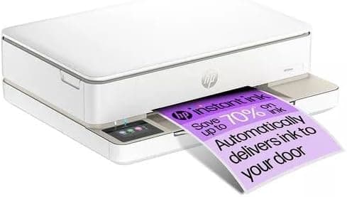 HP Envy 6132e Imprimante à jet d'encre tout-en-un sans fil avec fax et encre instantanée de 6 mois