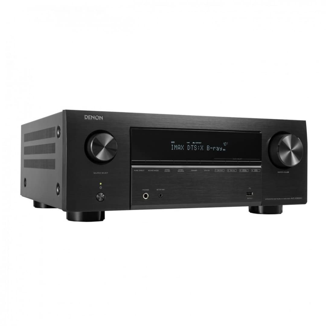 Denon AVC-X3800H 9.4 Channel AV Receiver, Amplifier with Auro-3D, Dolby Atmos, DTS:X, 6 Inch 8K Inputs and 3 Outputs, Bluetooth, AirPlay 2, HEOS Multiroom, Alexa Compatible, Black