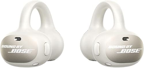 Baseus Inspire XC1 Open Ear Headphones, Sound by Bose, Hi-Res LDAC & HiFi4, Ultra-Lightweight, Dolby Audio, 4-Mic AI Clear Calls, 40H Play time, IP66 Waterproof, Bluetooth 6.1, Starlight Off-White