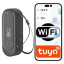 Sone Smart One WiFi Outdoor Thermometer with App, Temperature and Humidity Sensor Outdoor, Tuya Smart Life, IP65, Black, Battery Operated, WiFi Thermometer Outdoor - 1