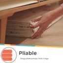 Nuby Foldable Reversible Play Mat - Easy Clean | Reversible | Waterproof | Suitable from Birth | 147 x 195 cm (Safari) - 5