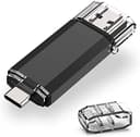 RAOYI 128GB USB C Flash Drive USB C and A Dual USB 3.0 Stick USB Type-C Memory Stick Thumb Drive for Smartphones, Tablets, Macs and Computers, Black - 1
