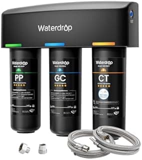 Waterdrop TSA Under Sink Water Filter System, 3-Stage Hig…