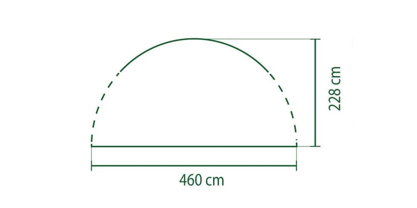 Coleman Side Panel with door for Event Shelter XL and Event Shelter Pro XL 4.5 x 4.5 m | Gazebo side panel with door and window | Sun protection | Water-repellent (Gazebo not included) - 3